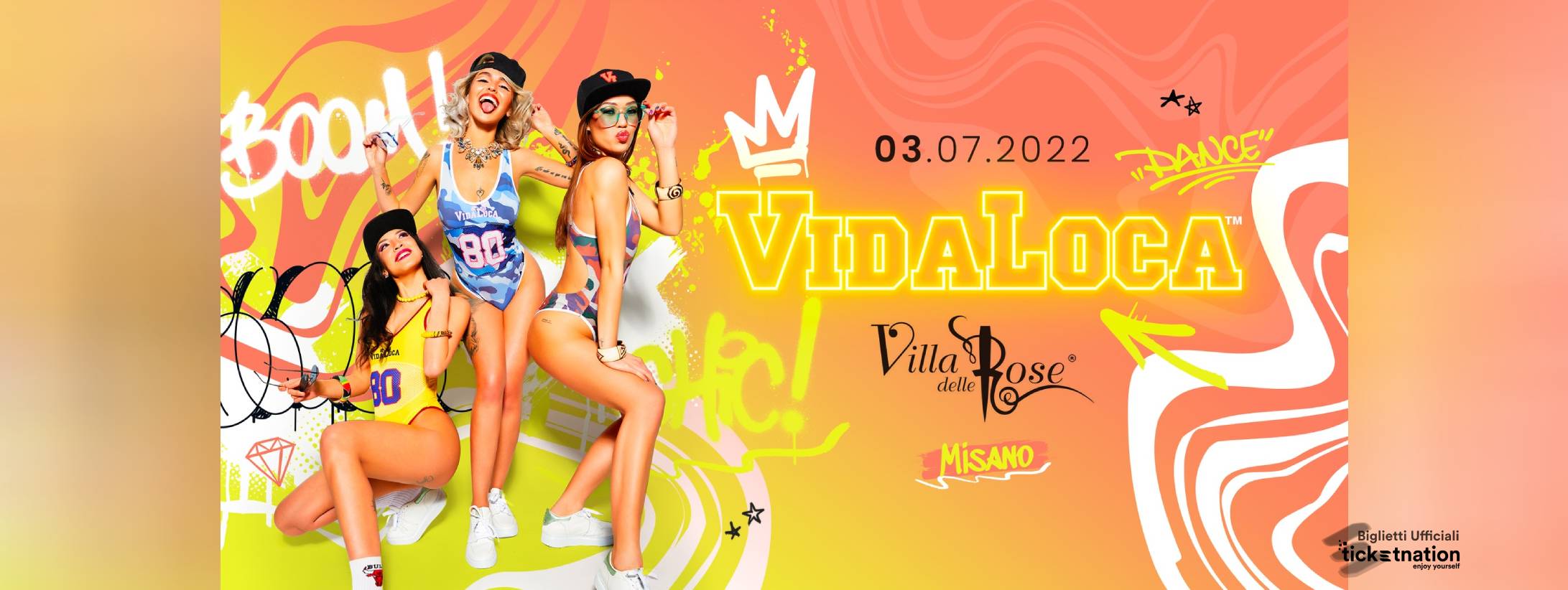 Vida Loca Villa Delle Rose 03 Luglio 2022 Ticket Biglietti Tavoli