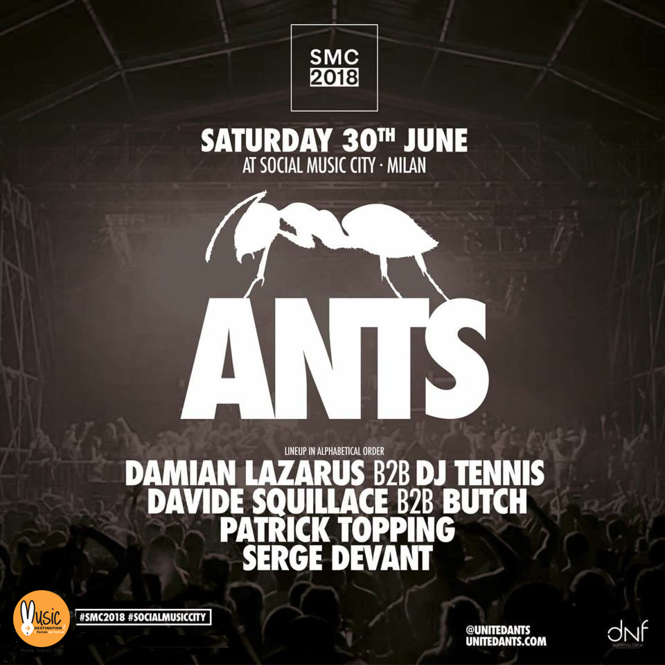ants social music city 30 giugno 2018