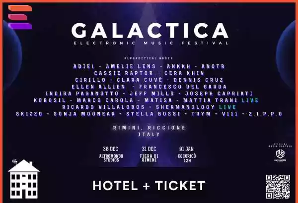 Capodanno 2023 Galactica Rimini Riccione – Pacchetti Hotel ufficiali